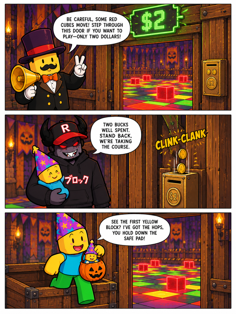 Don't Step on the Red Cube (page 2 of 4)