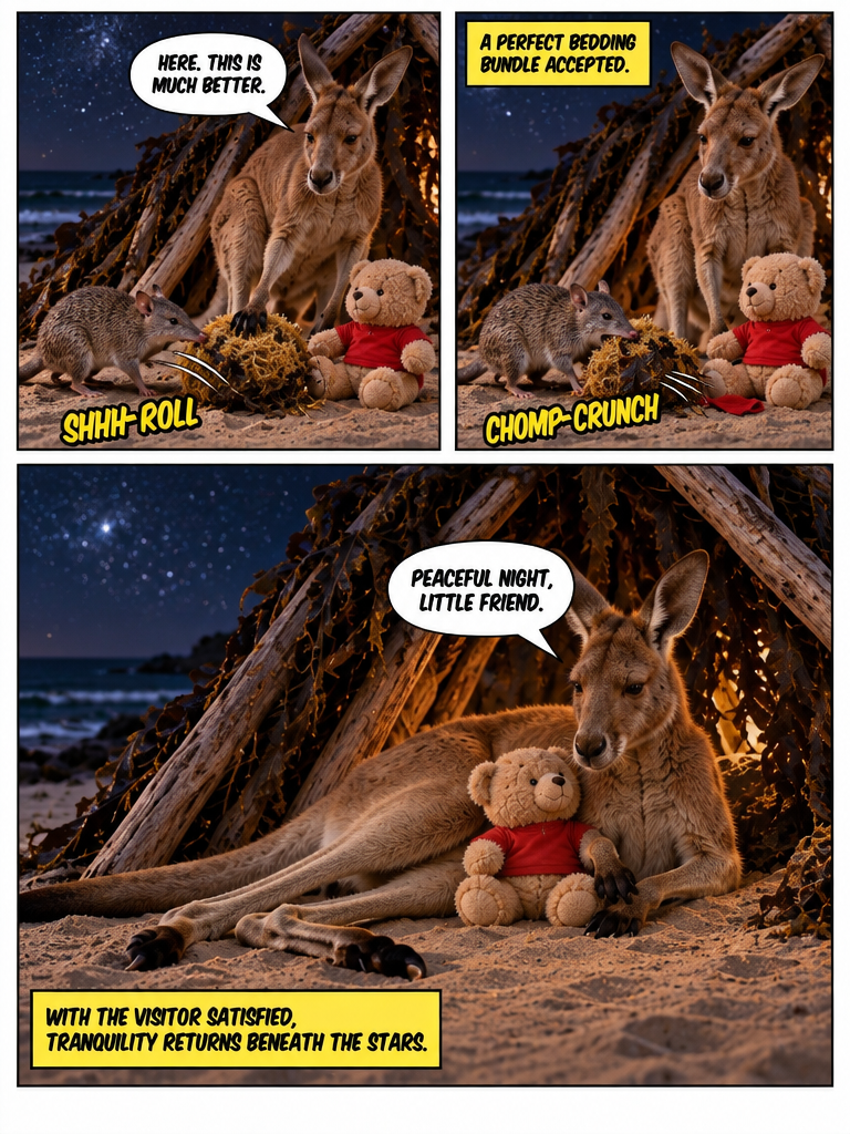 Night Visitor at the Dune Shelter (page 4 of 4)