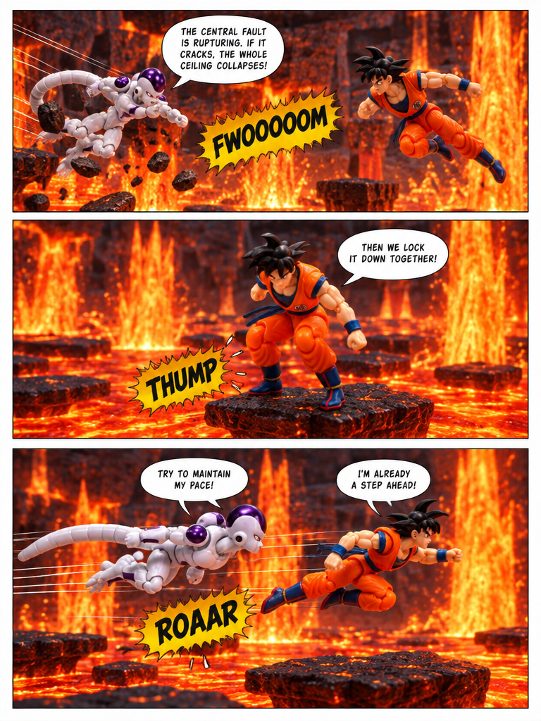 Descent into the Magma Rift: Goku vs Frieza (page 2 of 4)