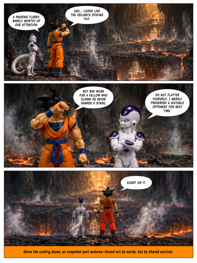 Descent into the Magma Rift: Goku vs Frieza (page 4 of 4)