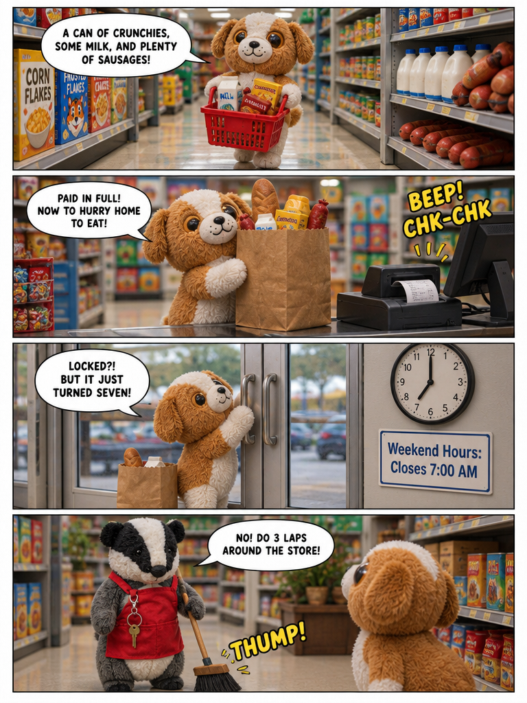 Breakfast Rush at Seven O'Clock (page 2 of 4)