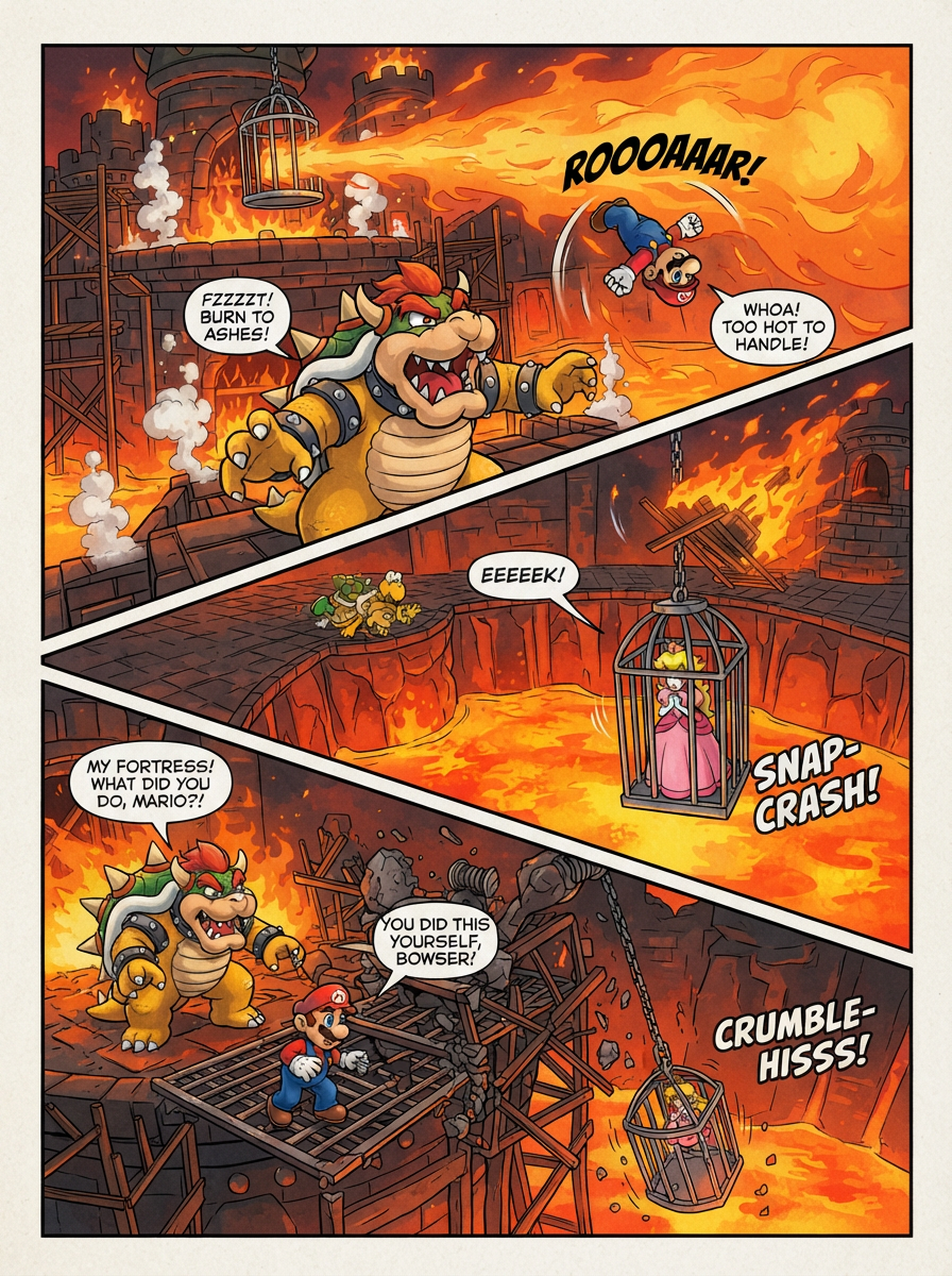 Escape from the Volcanic Keep (page 2 of 4)