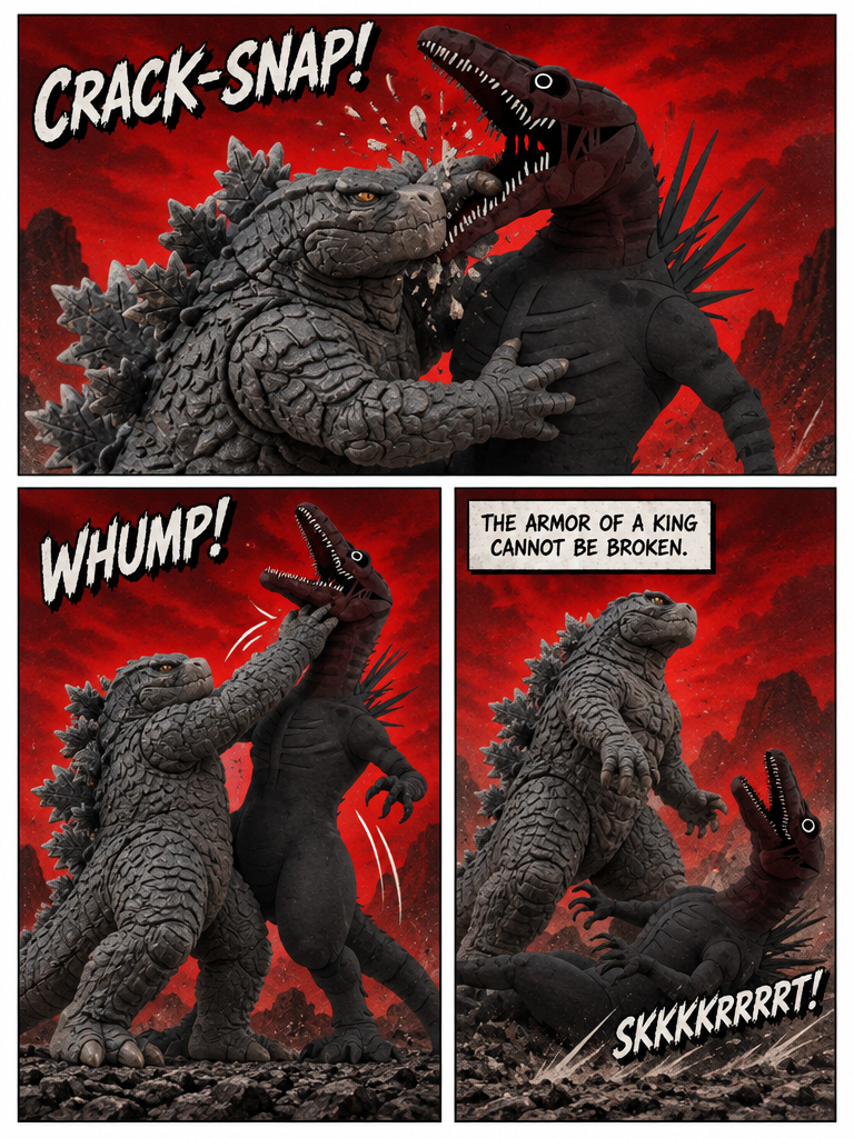 legendary Godzilla versus blood bath Godzilla (page 3 of 4)