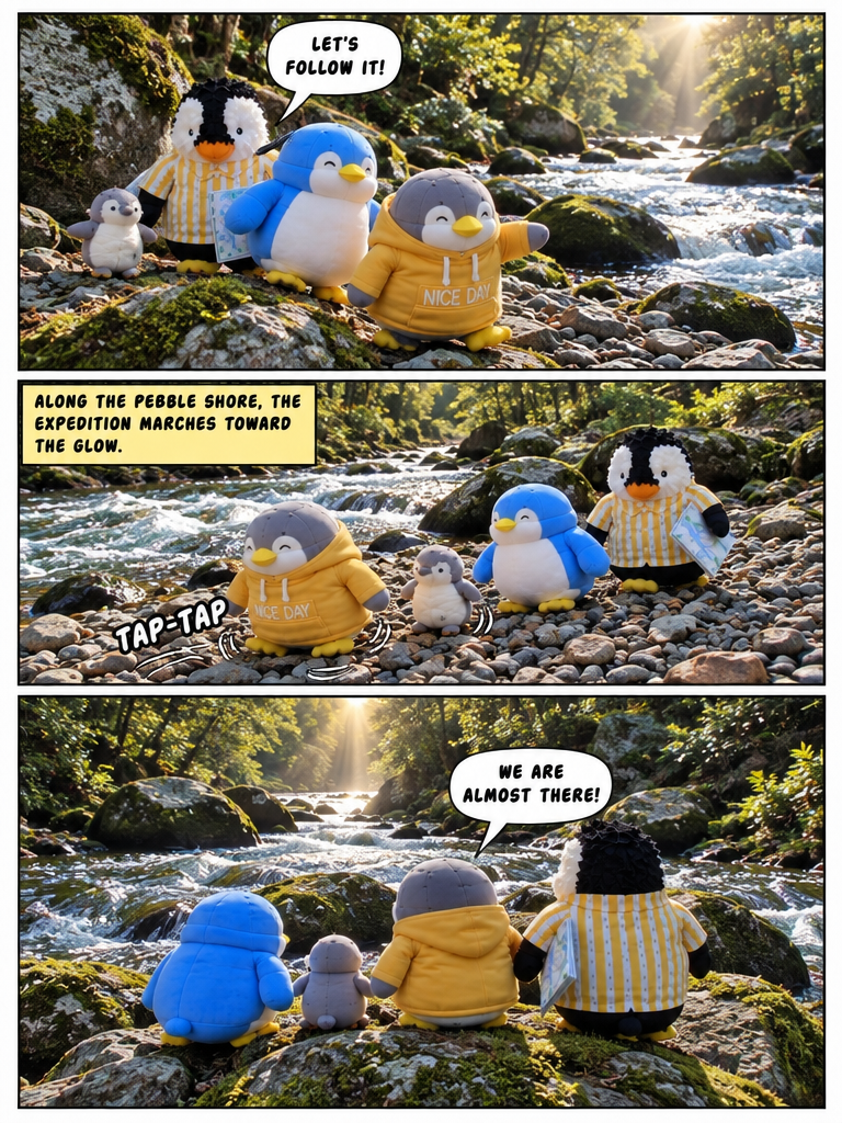 Three Penguin Siblings: The Light by the River (page 2 of 4)