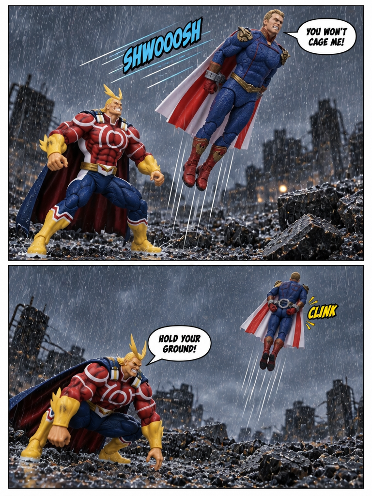 All Might vs Homelander πͺπΌ Humiliated Retreat π¬ Comic Story part 6 (end) (page 2 of 4)