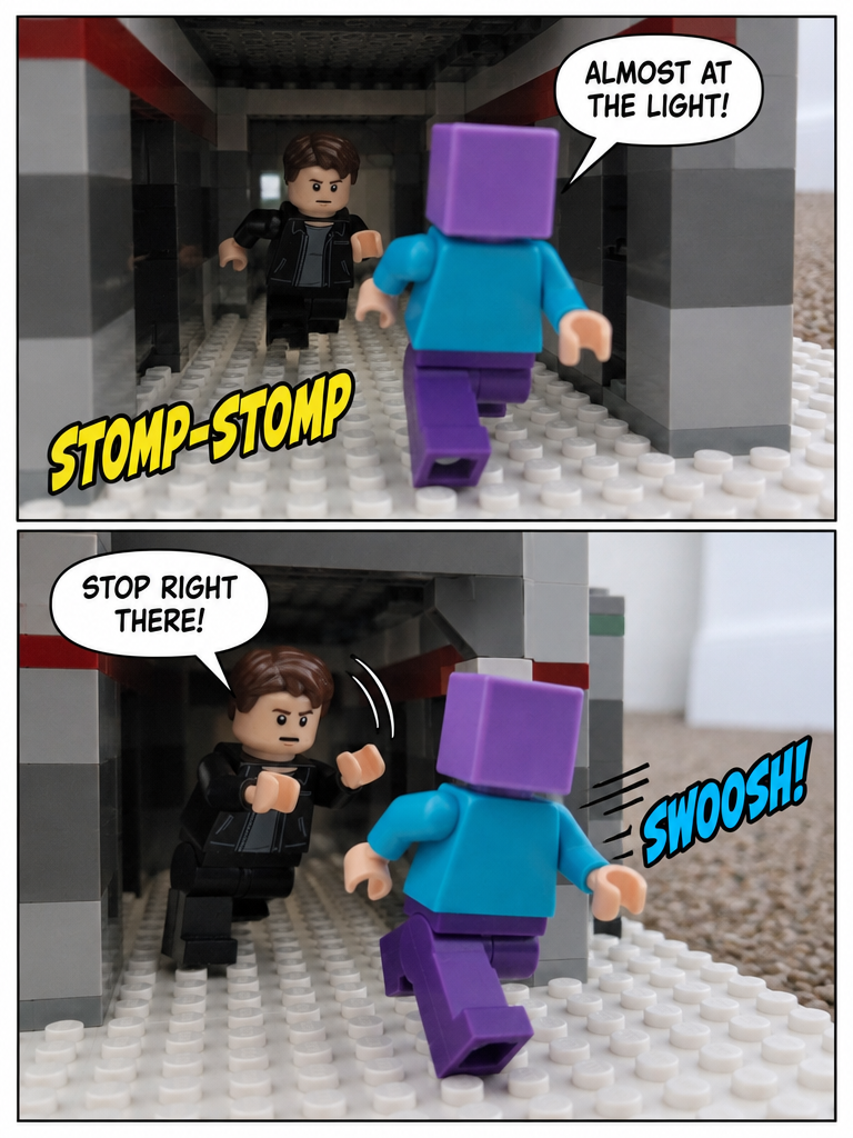 Rooftop Hunt and Hallway Chase (page 3 of 4)
