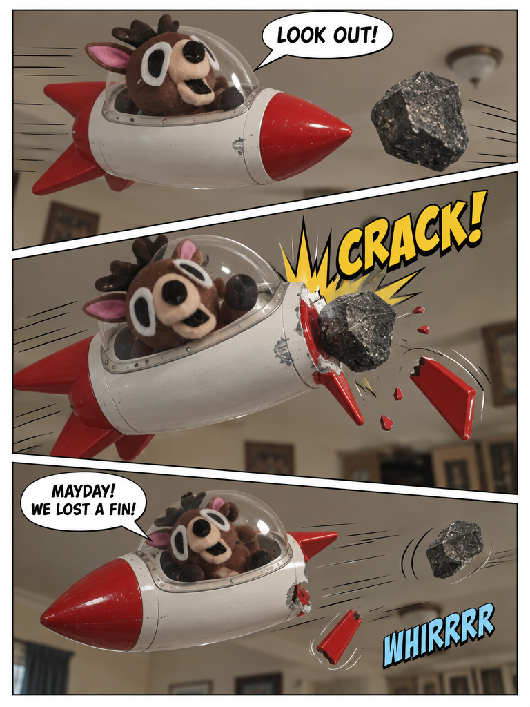 Rocket Deer Flight and Meteor Crash (page 3 of 4)