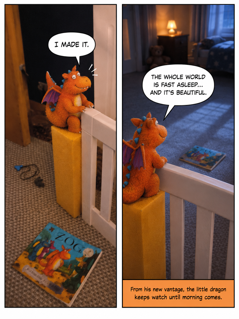 The Little Dragon's Nighttime Perch (page 4 of 4)