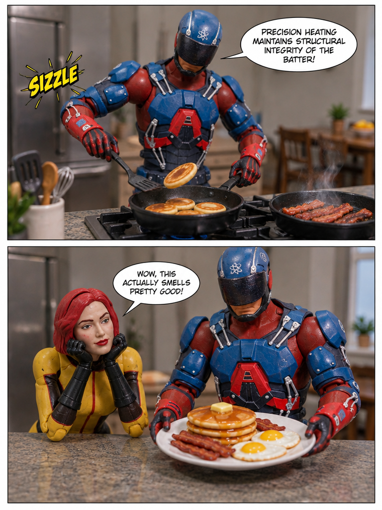 the atom and Giganta Morning Routine (page 3 of 4)