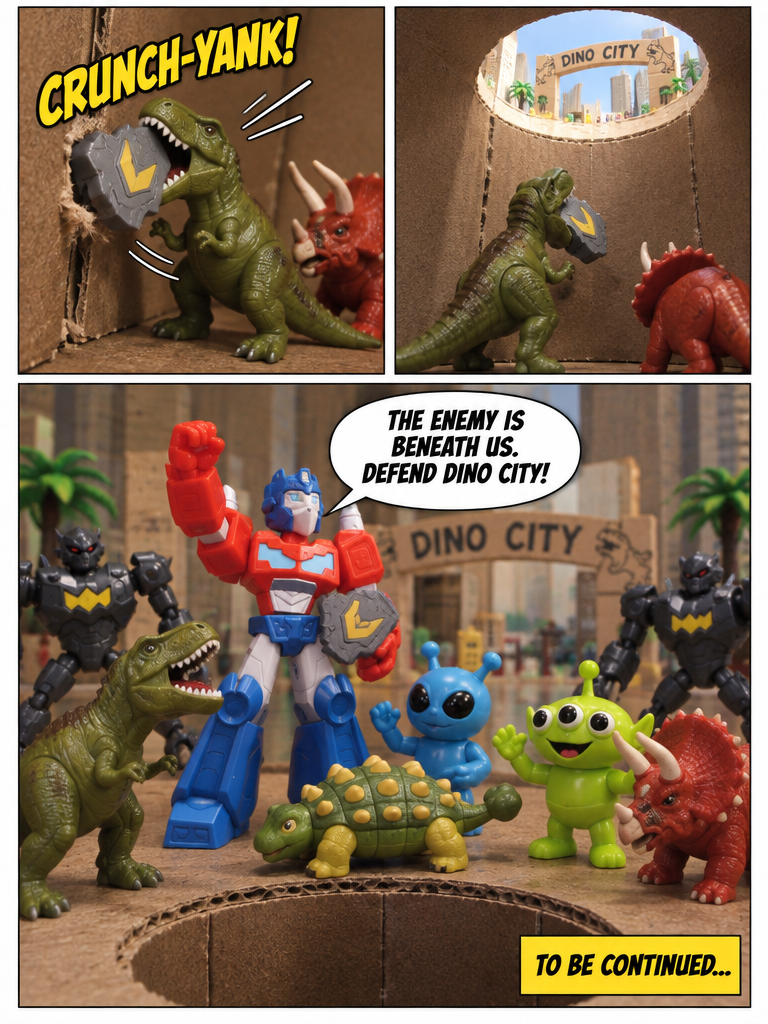 Subterranean Shadows over Dino City (page 4 of 4)