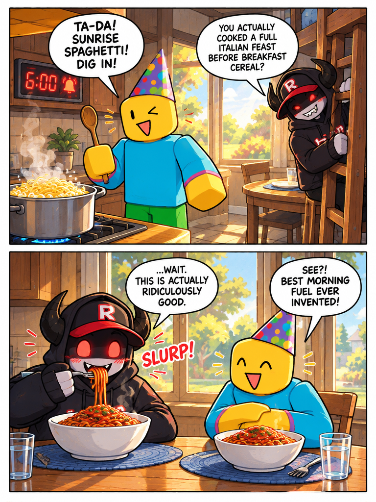 6 AM Sun Spaghetti (page 3 of 4)