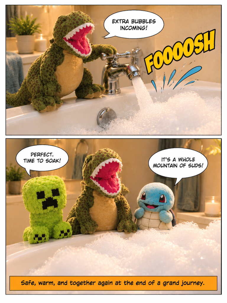 The Race to the Bubble Bath (page 4 of 4)