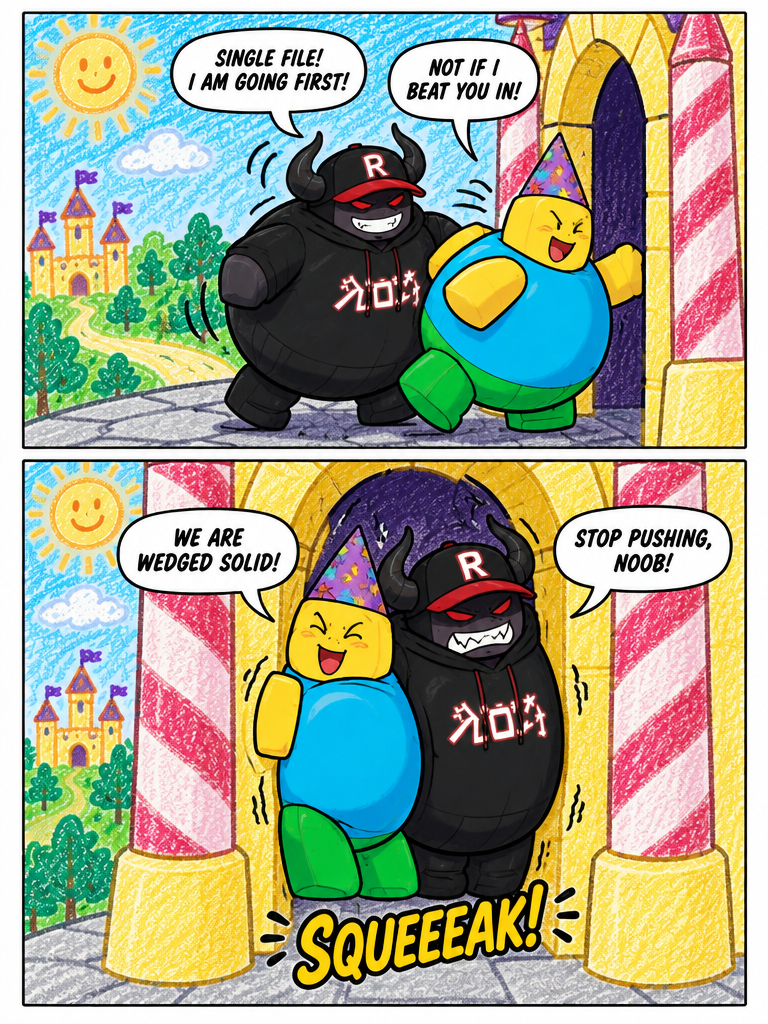 Squeeze Through the Crayon Gate (page 2 of 4)
