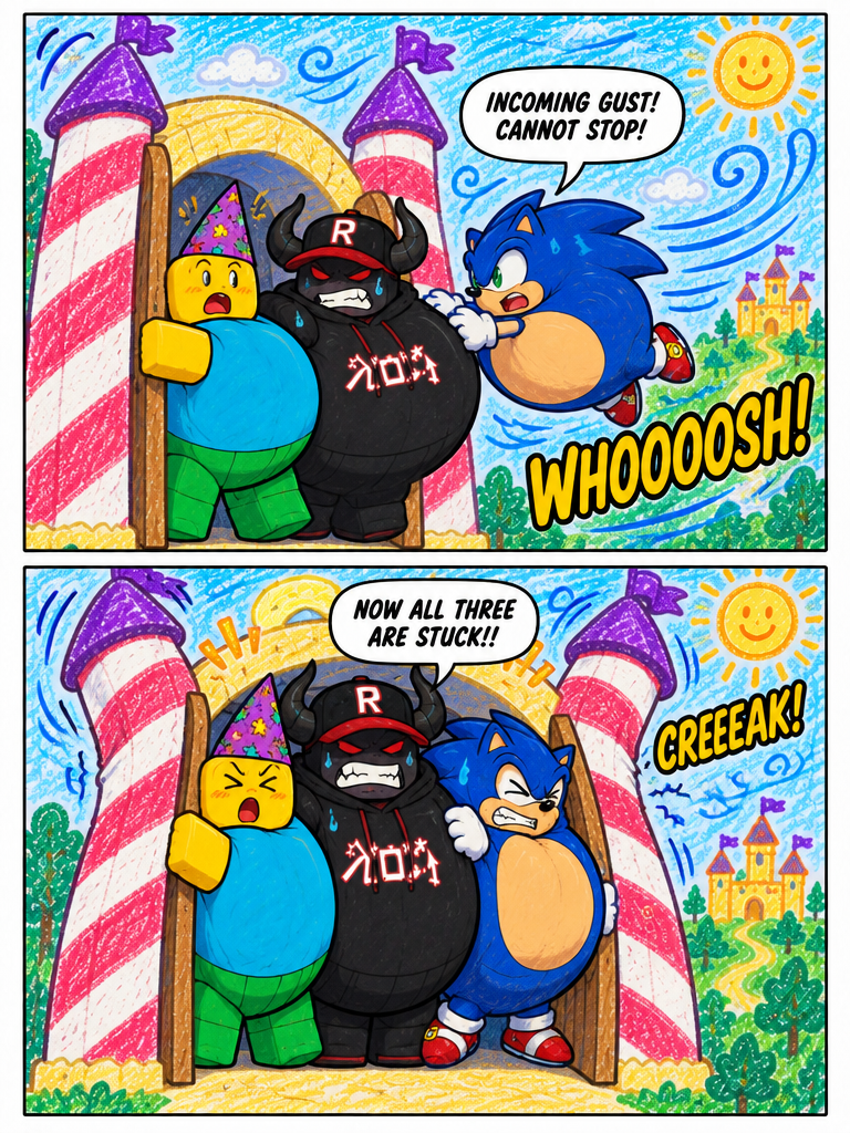 Squeeze Through the Crayon Gate (page 3 of 4)