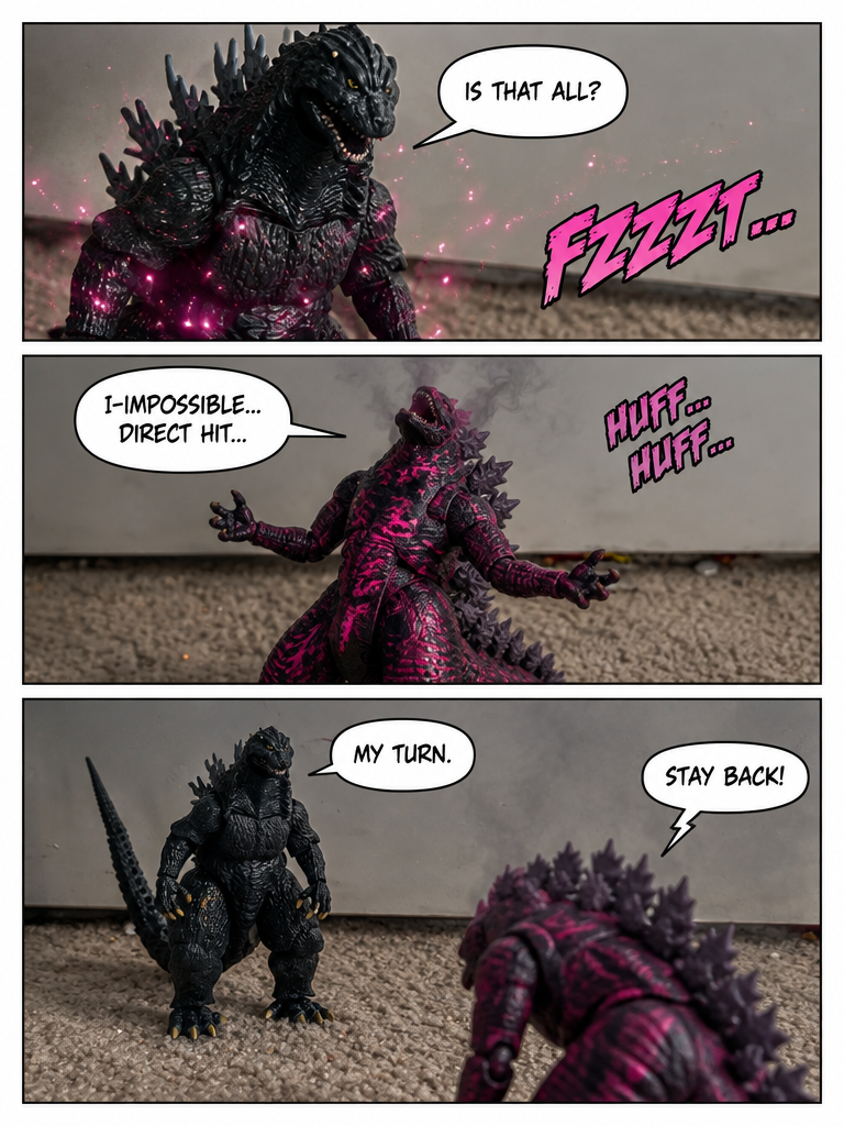 Godzilla in hell vs supercharged evolved Godzilla (page 2 of 4)