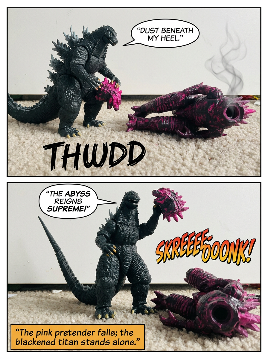 Godzilla in hell vs supercharged evolved Godzilla (page 4 of 4)