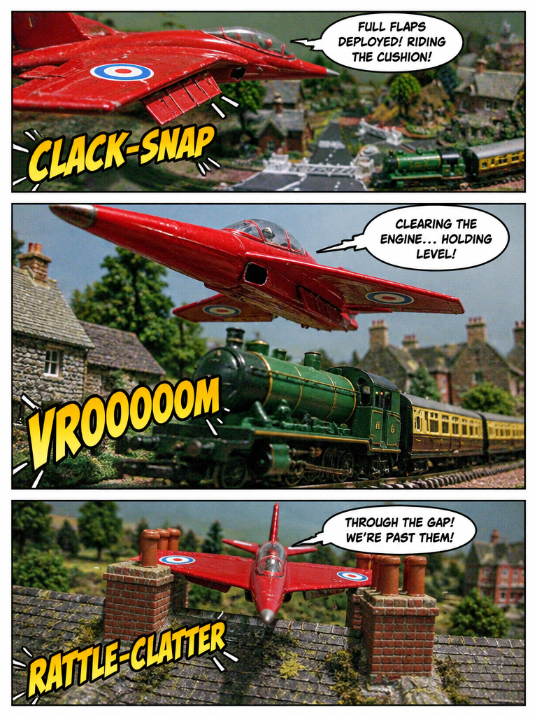 Narrow Clearance Over Harrow Village (page 3 of 4)