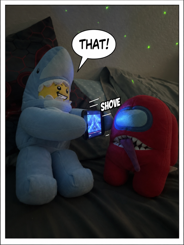 Shark Guy and Red Bean Watch a Video (page 3 of 4)