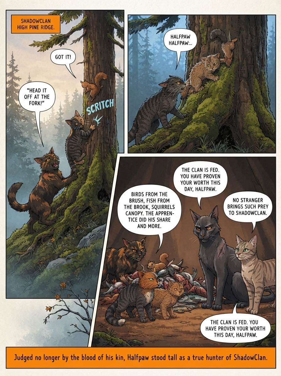 Halfpaw's First Catch (page 4 of 4)