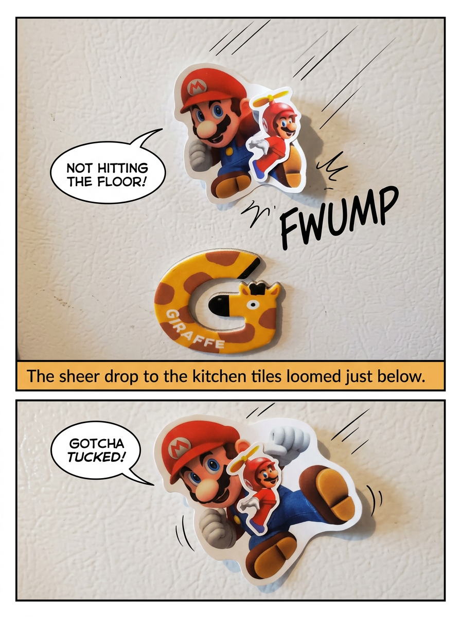 Sticker Drift on the Fridge Door (page 2 of 4)