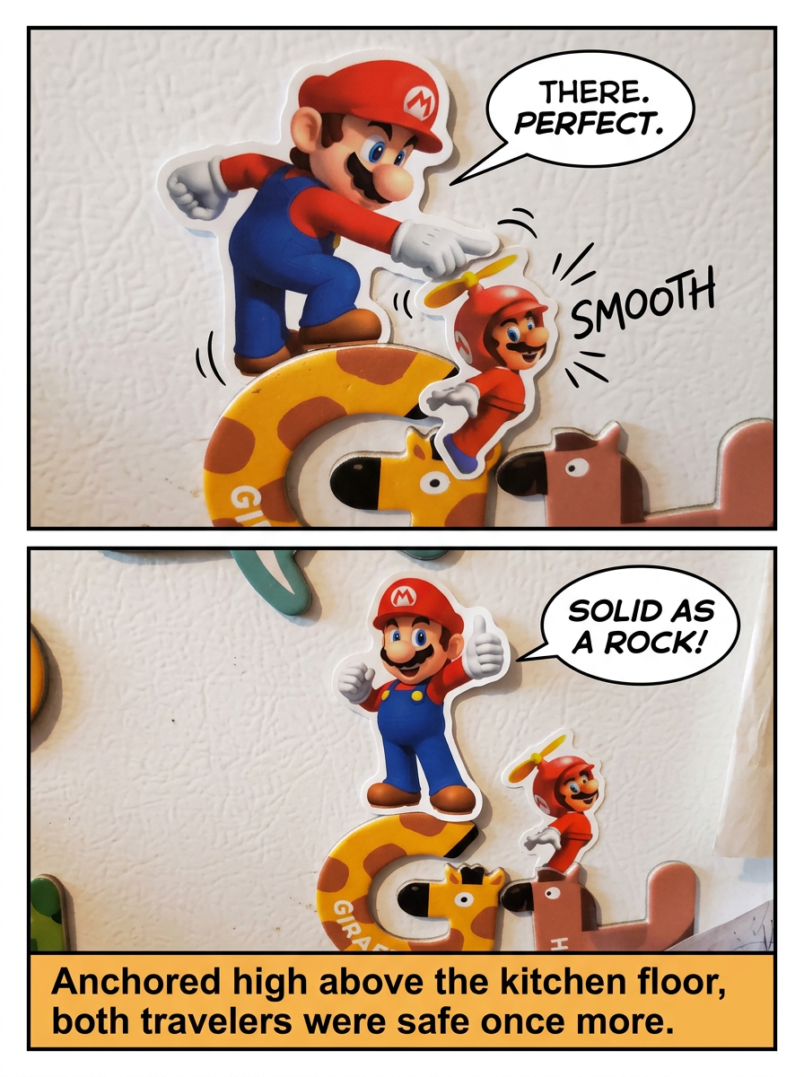 Sticker Drift on the Fridge Door (page 4 of 4)
