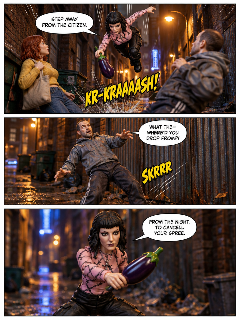 Night Flight of the Purple Bludgeon (page 2 of 4)