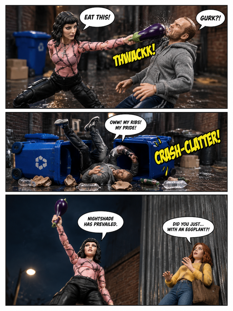 Night Flight of the Purple Bludgeon (page 3 of 4)