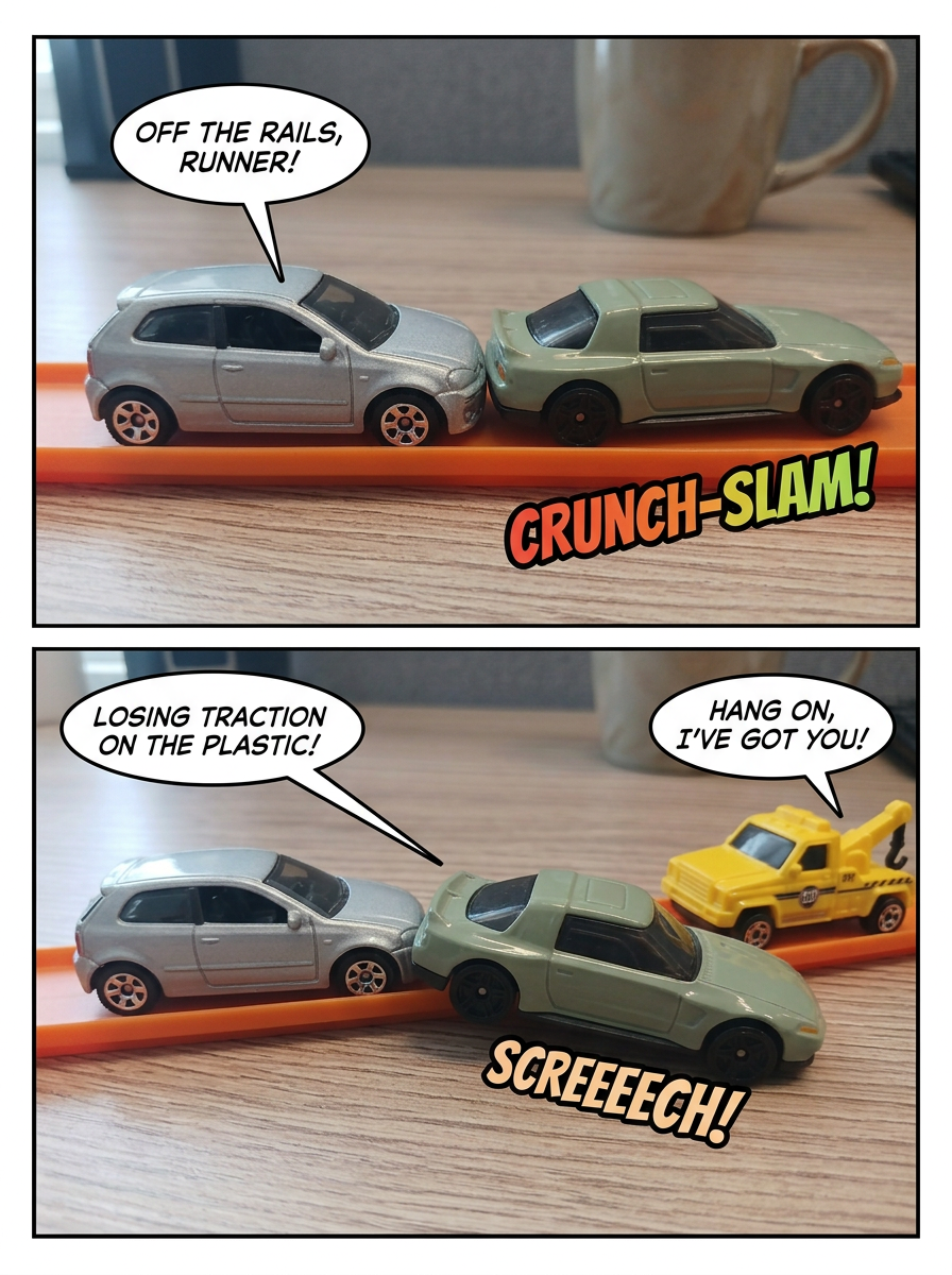Interception on the Orange Track (page 2 of 4)