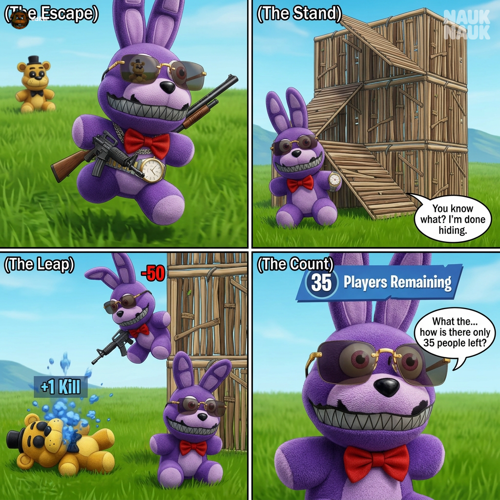 Nightmare Bonnie trys out fortnite #7