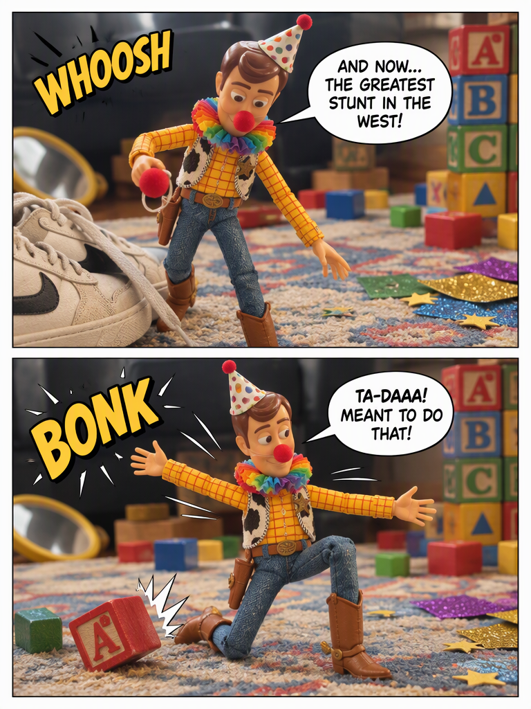 The Rodeo Clown Routine (page 3 of 4)