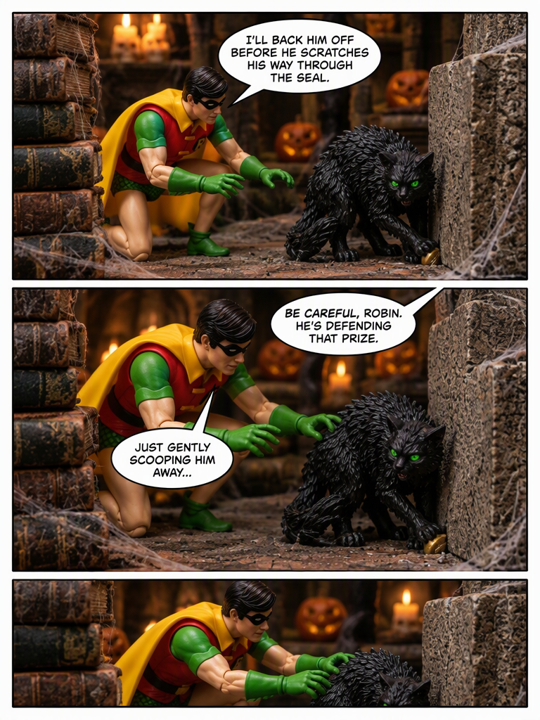 🦇 BatFamily  The Pedestal's Secret 💬 Comic Story part 3 (page 3 of 8)