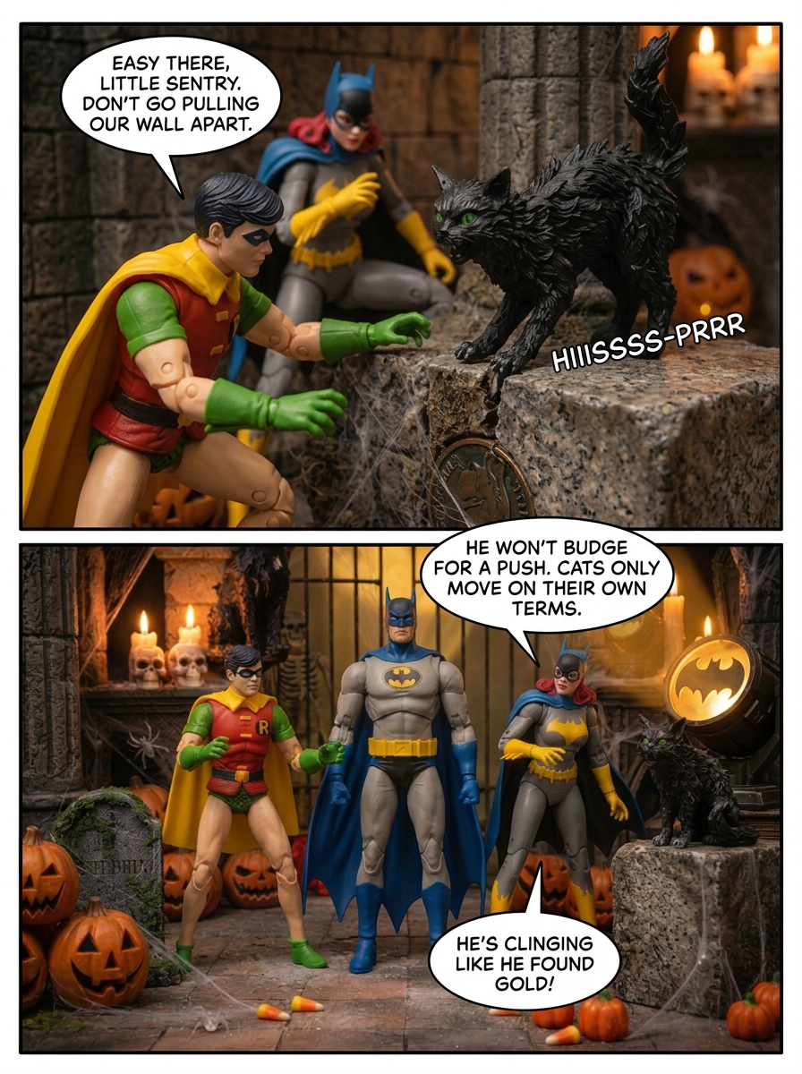 🦇 BatFamily  The Pedestal's Secret 💬 Comic Story part 3 (page 4 of 8)