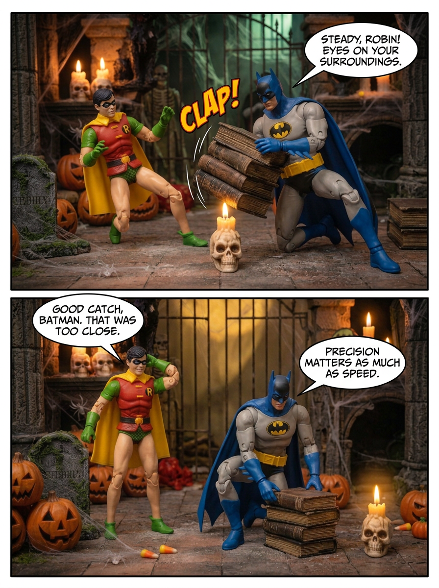 🦇 BatFamily  The Pedestal's Secret 💬 Comic Story part 3 (page 6 of 8)