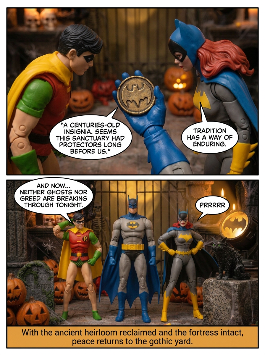 🦇 BatFamily  The Pedestal's Secret 💬 Comic Story part 3 (page 8 of 8)