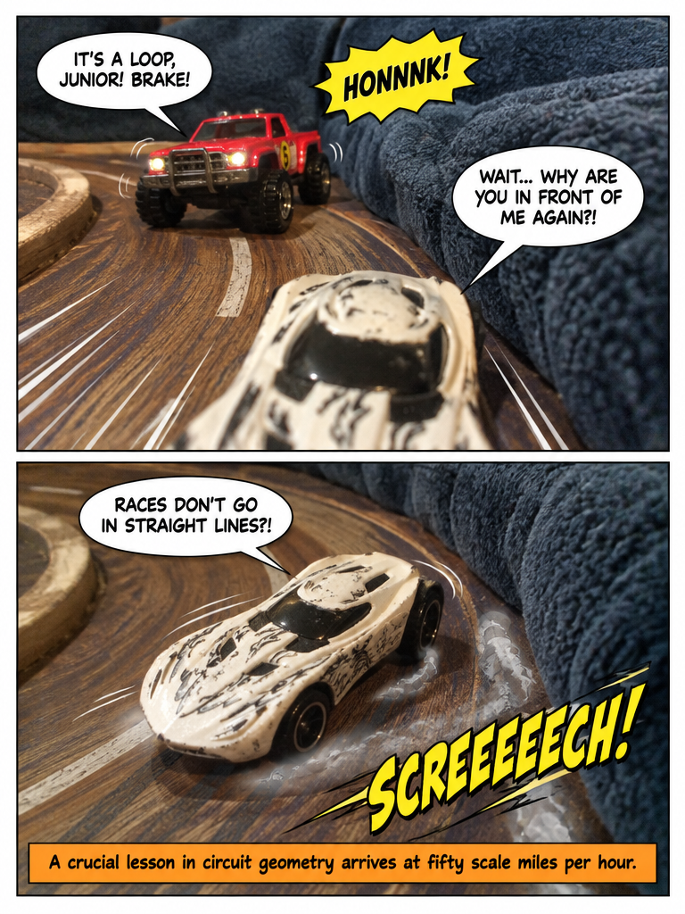 First Lap Confusion (page 2 of 4)
