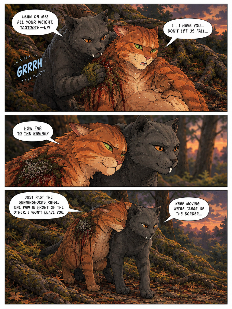 A Warrior's Clumsy Care (page 3 of 4)