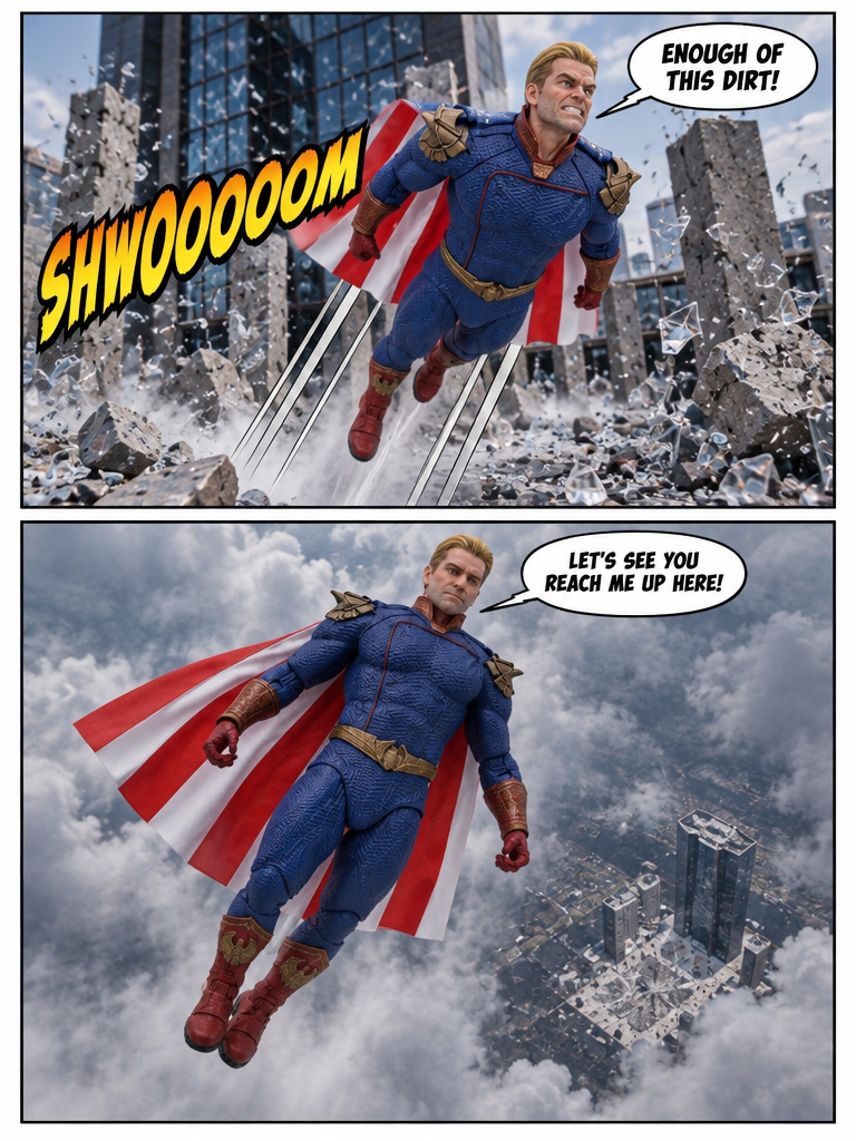 All Might vs Homelander πͺπΌ Clash Above the Divide π¬ Comic Story part 4 (page 1 of 4)