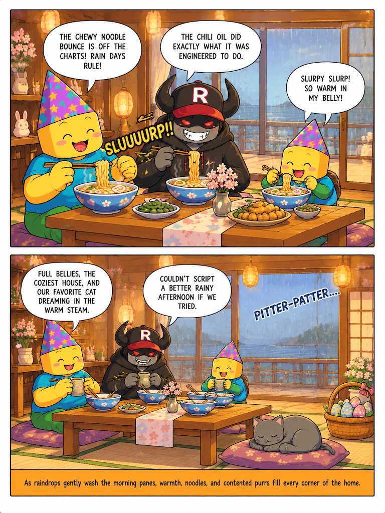 Spring Showers and Ramen Chaos (page 4 of 4)