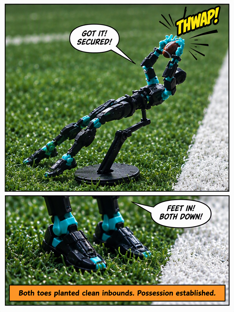Toe-Drag in the Back of the End Zone (page 3 of 4)