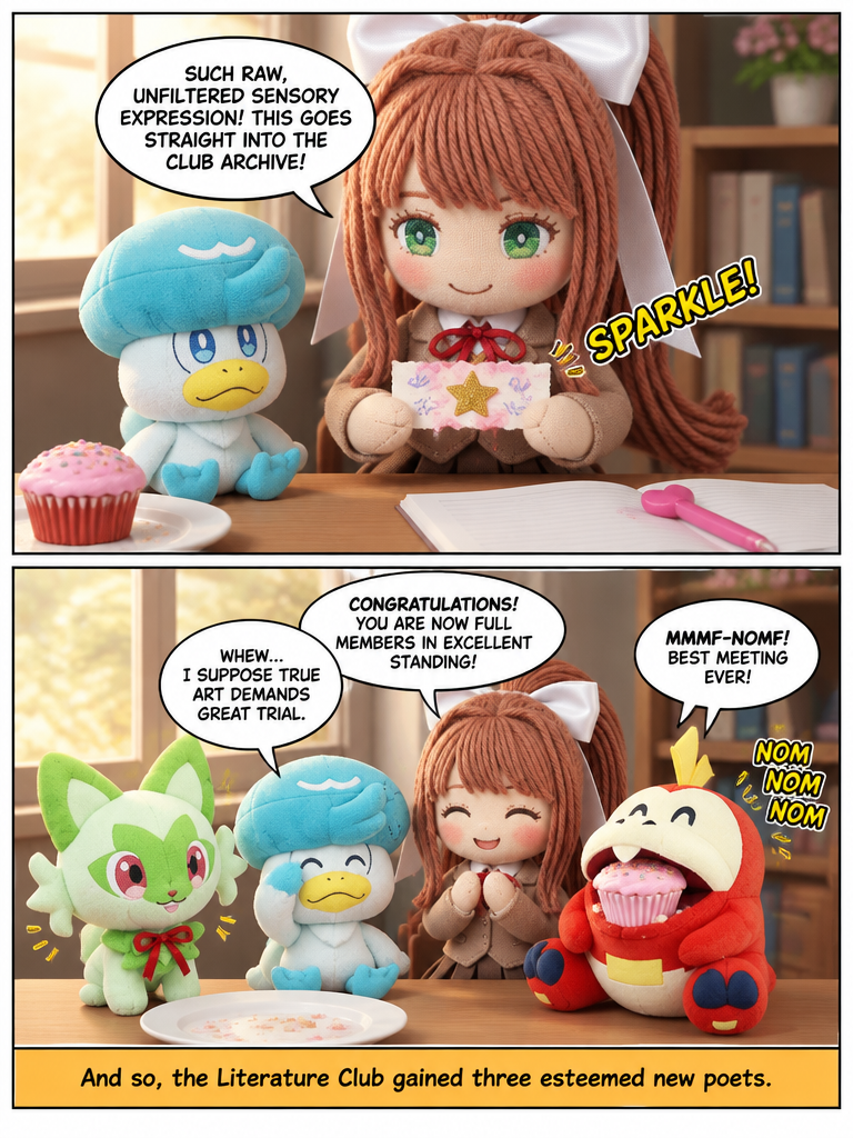 Welcome to the Plush Literature Club (page 4 of 4)