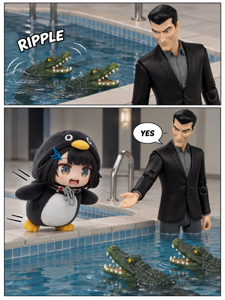 Swimming With New Friends (page 2 of 4)