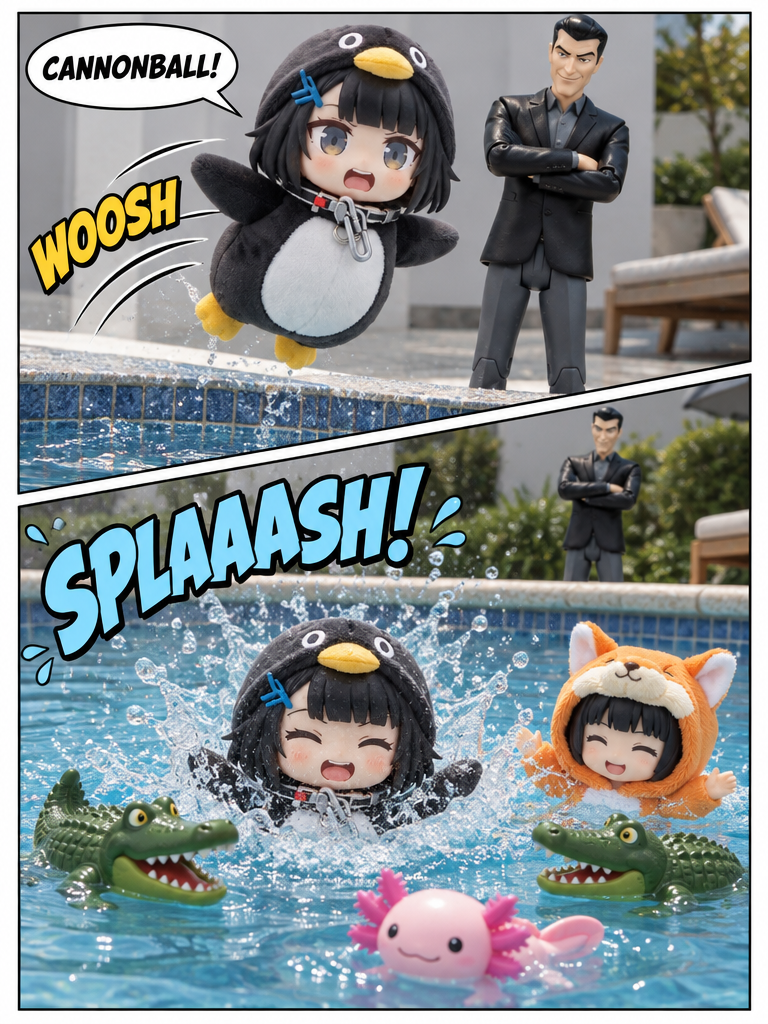 Swimming With New Friends (page 3 of 4)