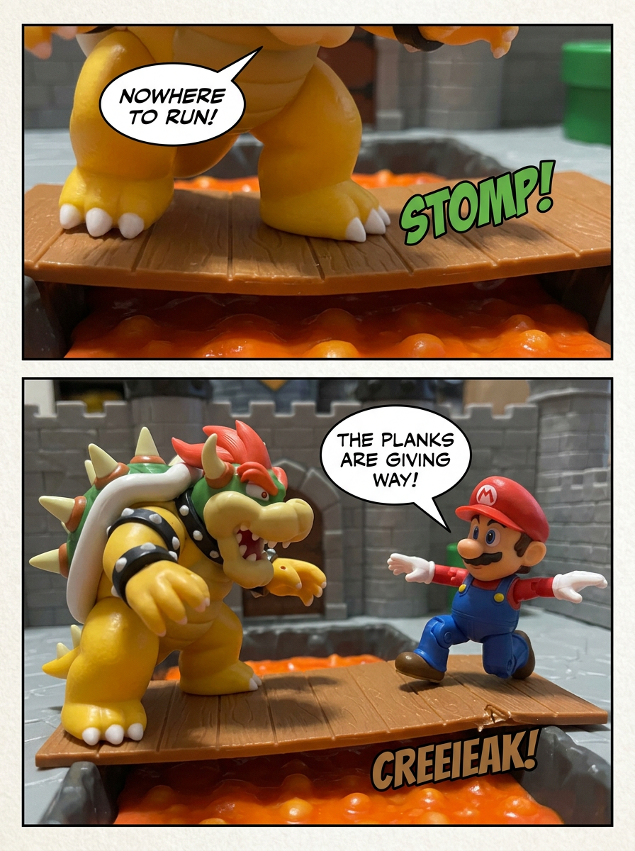 Bridge Duel Over the Lava Pit (page 2 of 4)