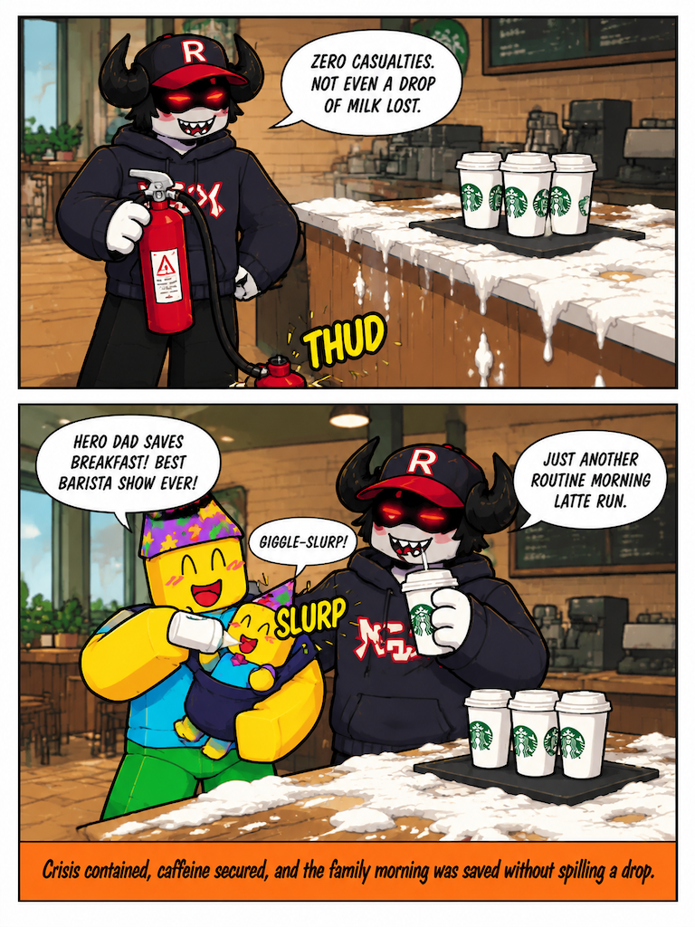 A Steamy Situation at the Coffee Kiosk (page 4 of 4)