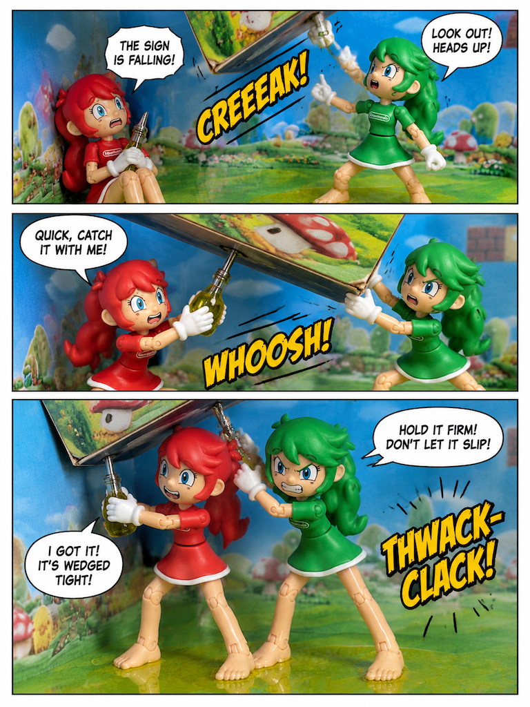 The Olive Oil Slip:Sisterly Rival Prank War part 1 (page 5 of 8)