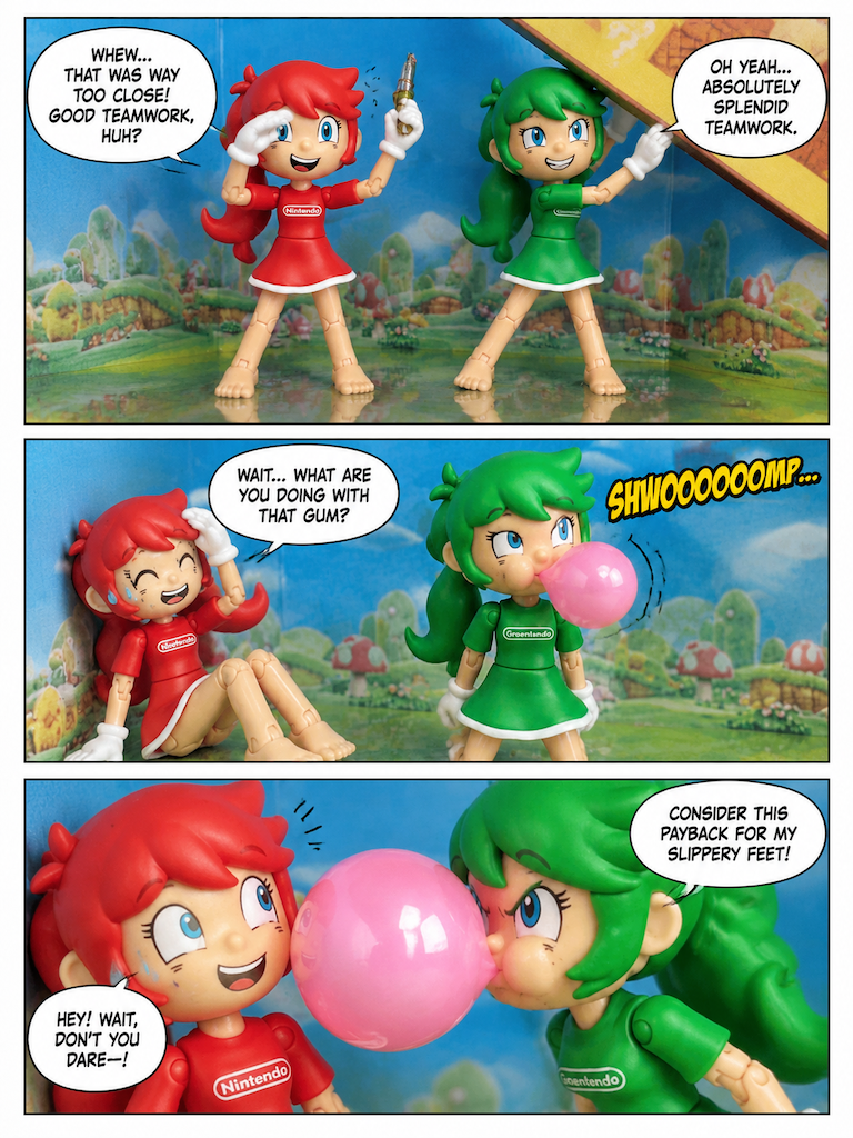 The Olive Oil Slip:Sisterly Rival Prank War part 1 (page 6 of 8)