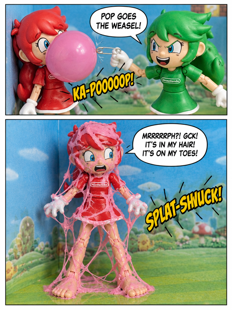 The Olive Oil Slip:Sisterly Rival Prank War part 1 (page 7 of 8)