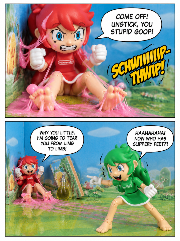 The Olive Oil Slip:Sisterly Rival Prank War part 1 (page 8 of 8)