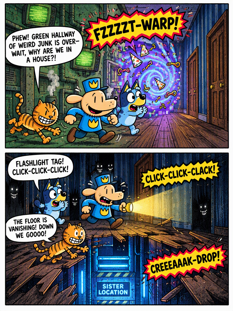 Dog Man and the Four-Door Pizzeria Portal (page 3 of 4)