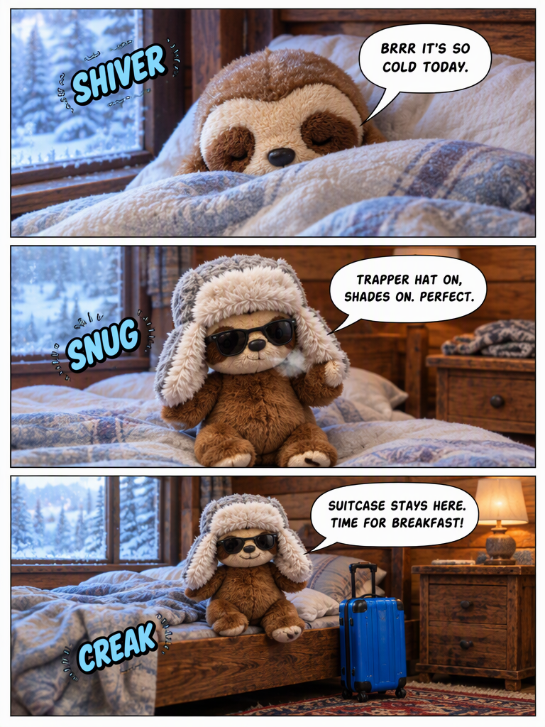 Sloth's Cozy Mountain Morning (page 2 of 4)